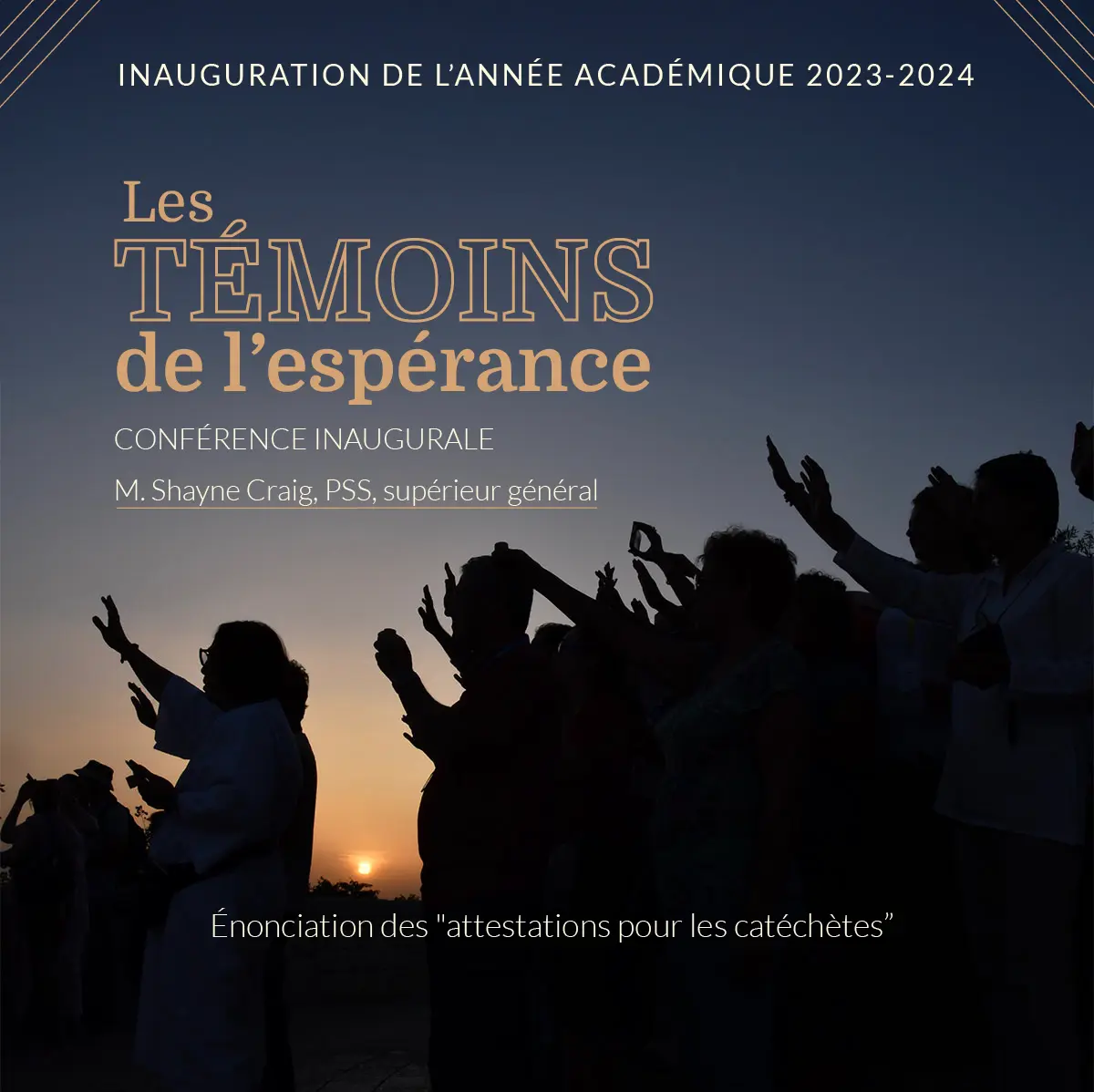 Soirée inaugurale pour l’année académique 2023-2024
